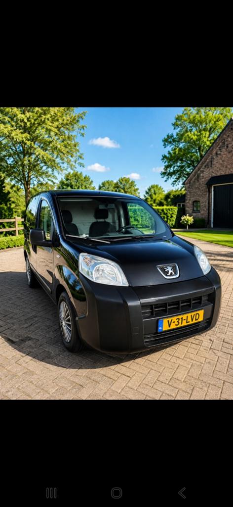 Peugeot bipper marge auto, Stof, Zwart, 4 cilinders, Handgeschakeld