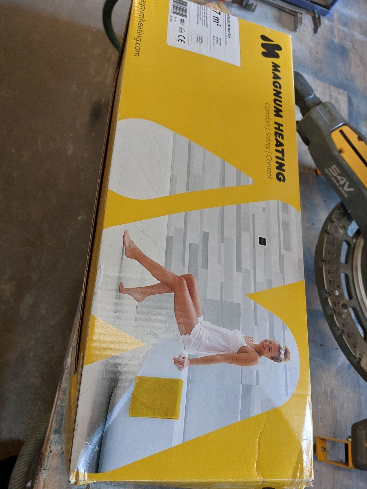 MAGNUM vloerverwarming mat set 7m2, Doe-het-zelf en Verbouw, Ophalen, Hoog rendement (Hr), Overige typen, Nieuw