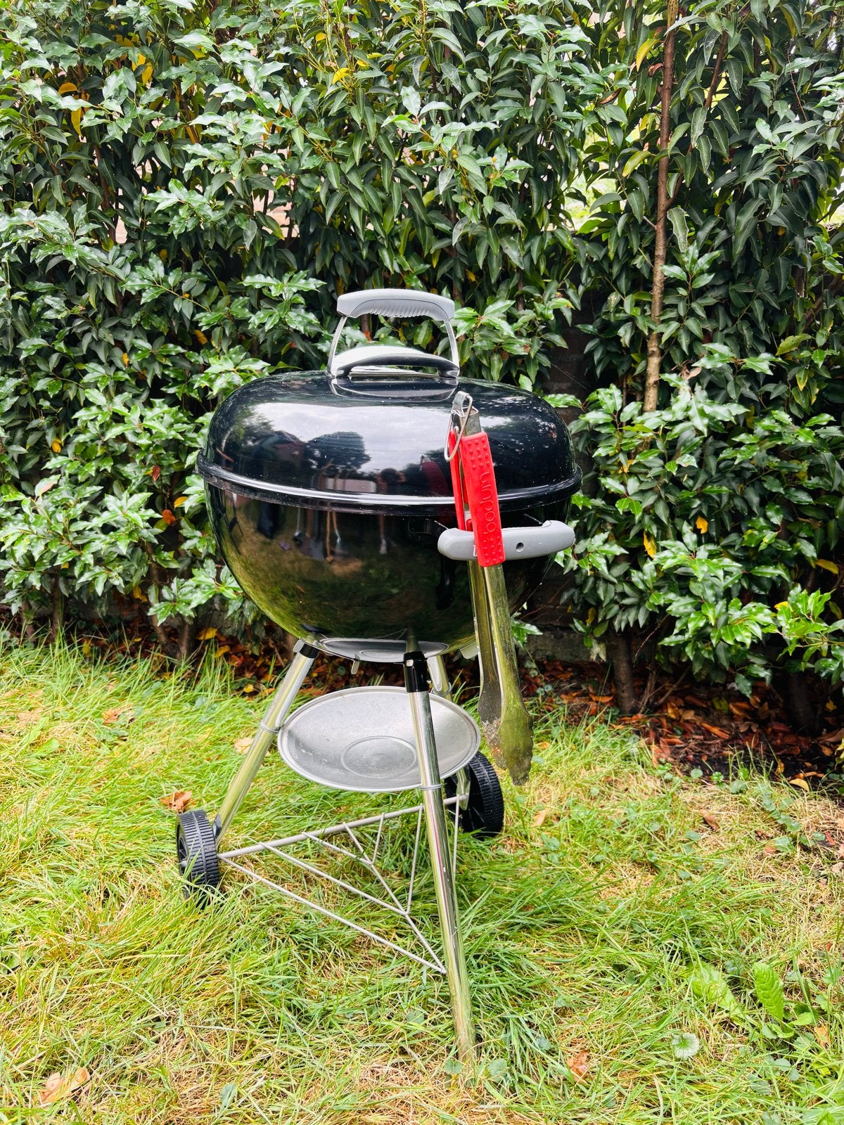 Weber Compact Kettle BBQ 47cm met accessoires, Ophalen, Gebruikt