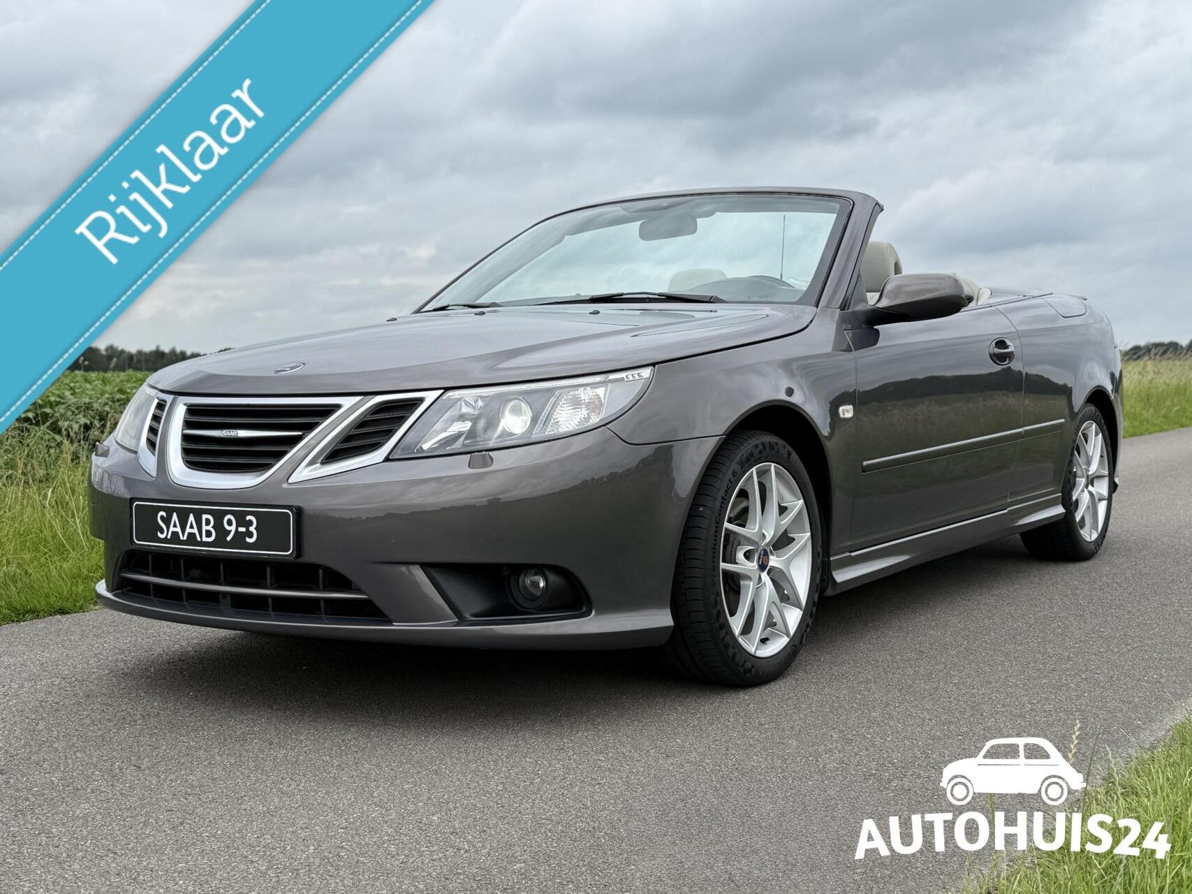 Saab 9-3 Cabrio 1.8t Vector HIRSCH|Smoke Beige|XENON |NAVI|A, Auto's, Saab, 1998 cc, Gebruikt, 4 cilinders, 4 stoelen