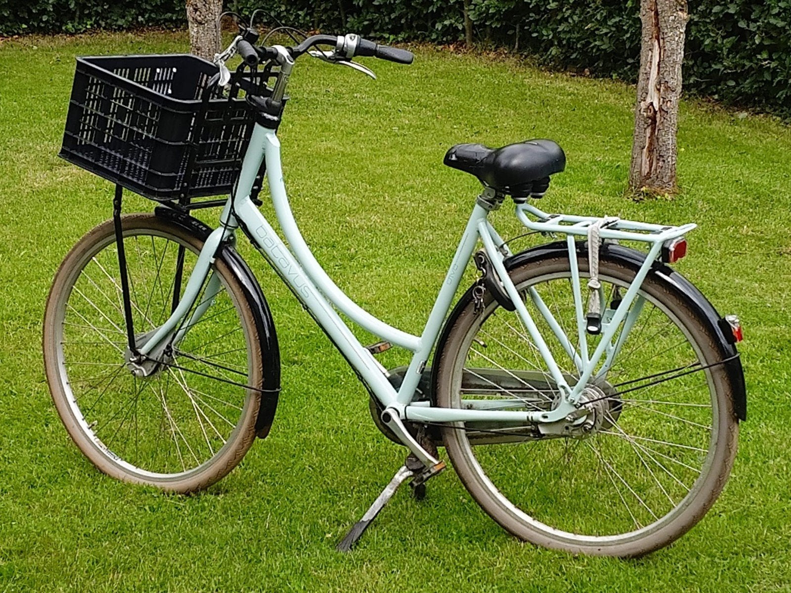 Batavus Diva, lichtblauw. 28 inch, frame 56, Ophalen, Versnellingen, Batavus®, Trommelrem
