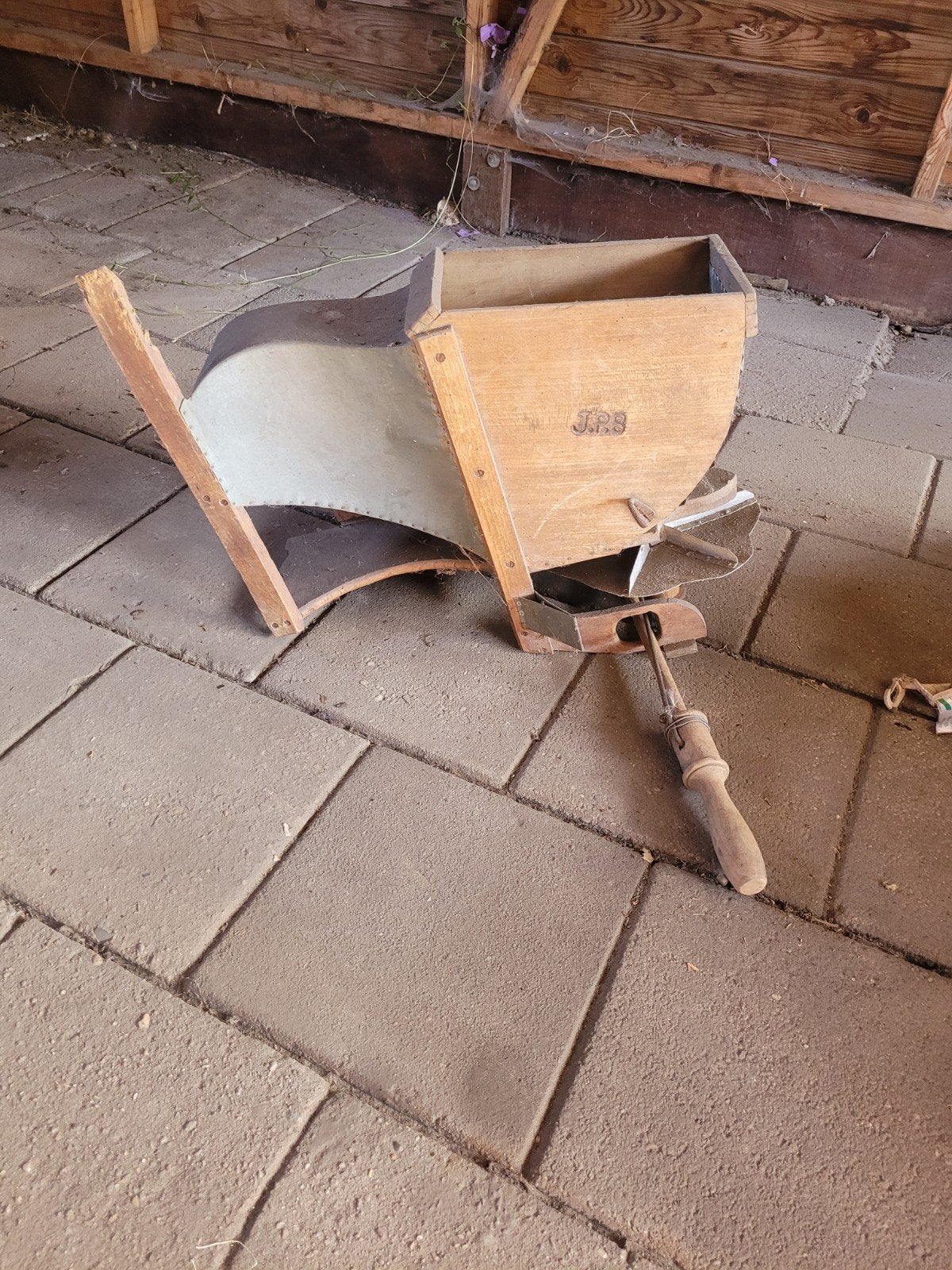 Oude zaaimachine / zaaier, Antiek en Kunst, Ophalen of Verzenden