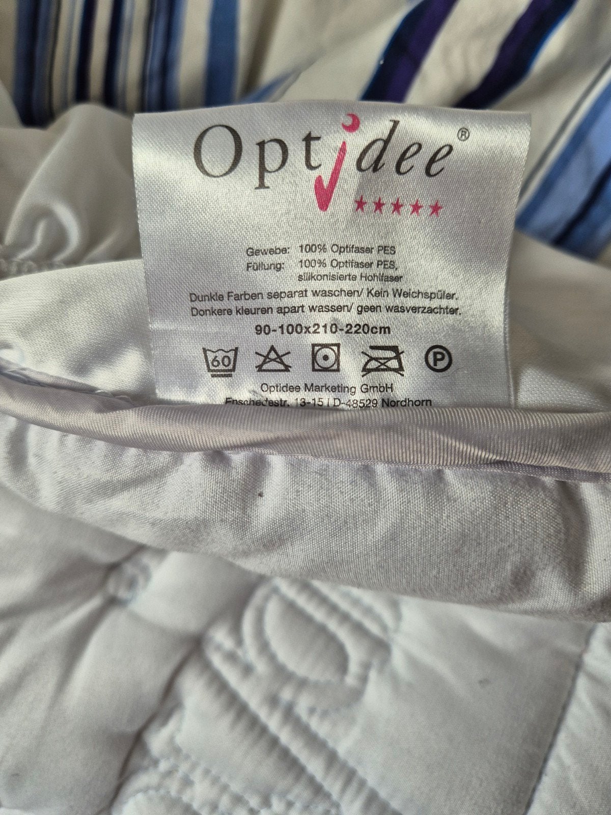 Optidee soft top matrashoes/topper, Ophalen of Verzenden, Tweepersoons, Wit, Deken of Dekbed