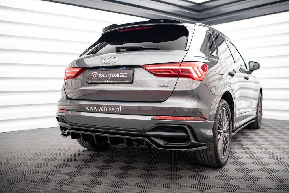 Voorlip sideskirt spoiler diffuser - Audi Q3 S-line F3 18+, Ophalen of Verzenden