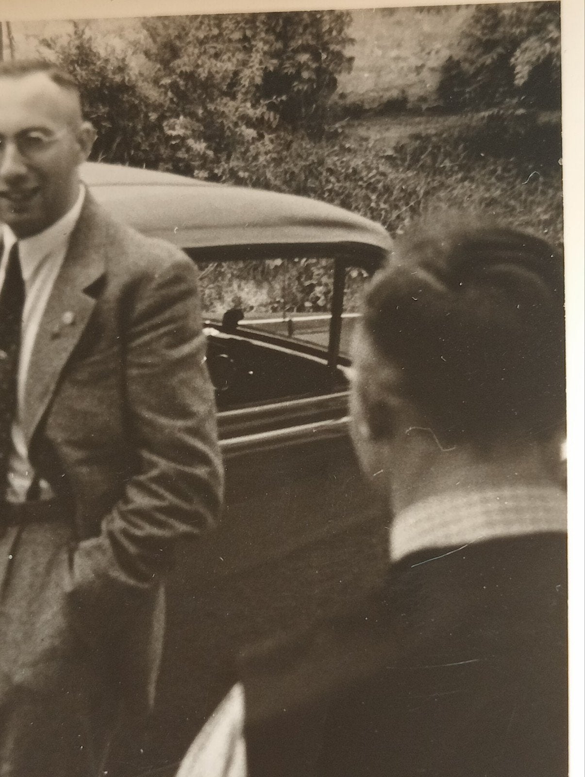 Man met auto, Ophalen of Verzenden