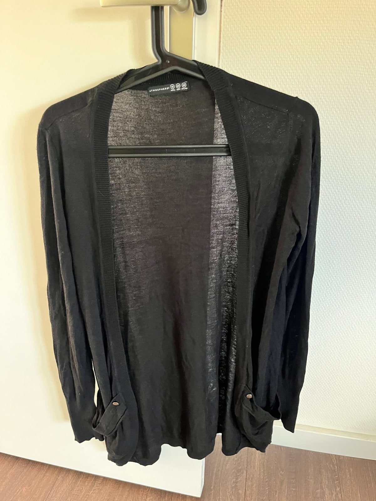 Atmosphere zwart lang vest, maat 40, Ophalen of Verzenden, Zo goed als nieuw, Maat 38/40 (M), Zwart