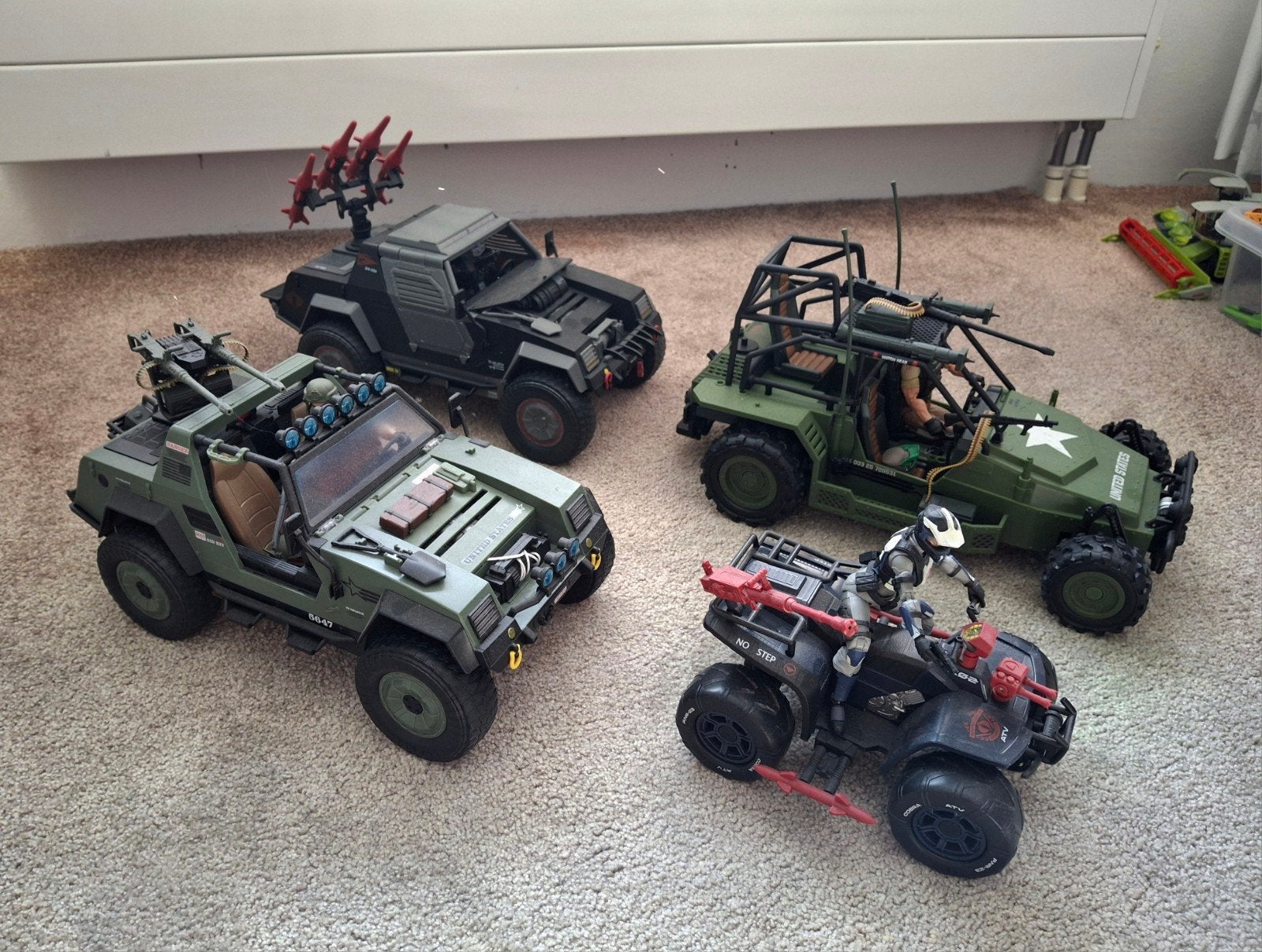 GI Joe Classified Vehicles Set (4x) Hasbro, Ophalen, Zo goed als nieuw
