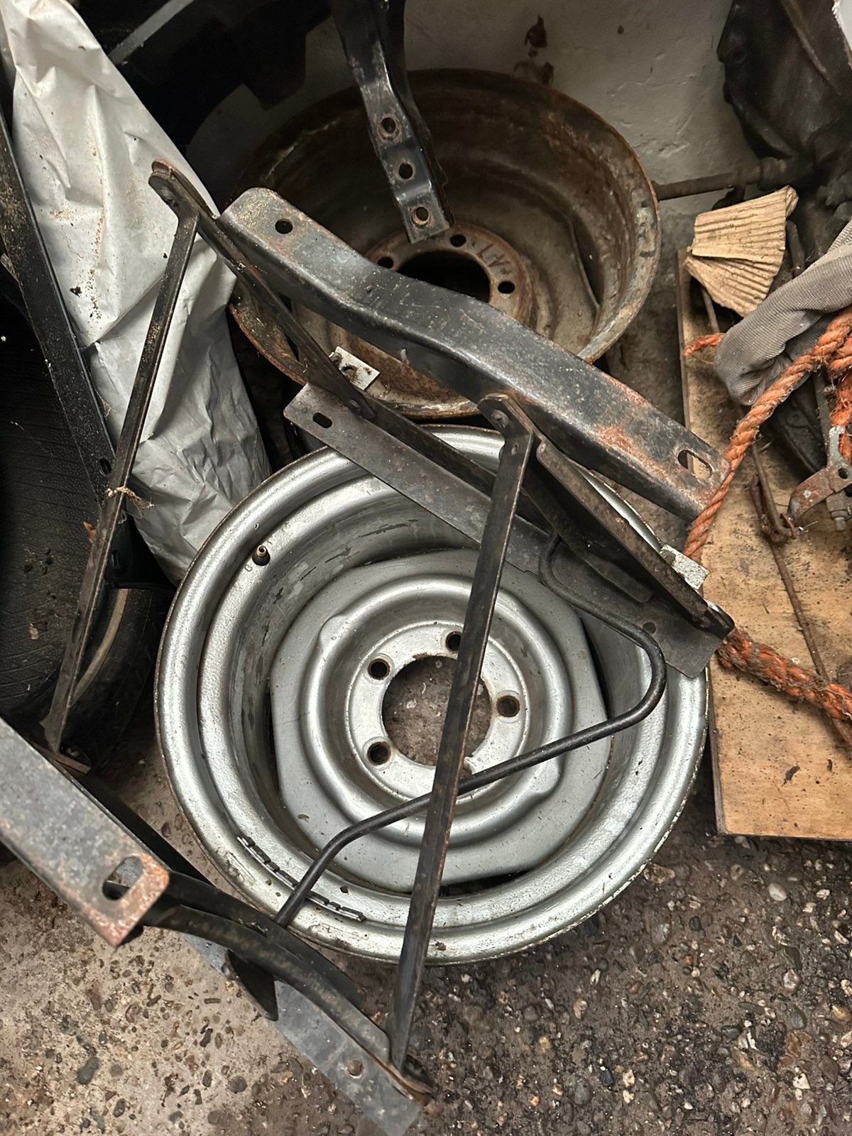onderstel voor Jeep CJ stoel, Ophalen, Jeep