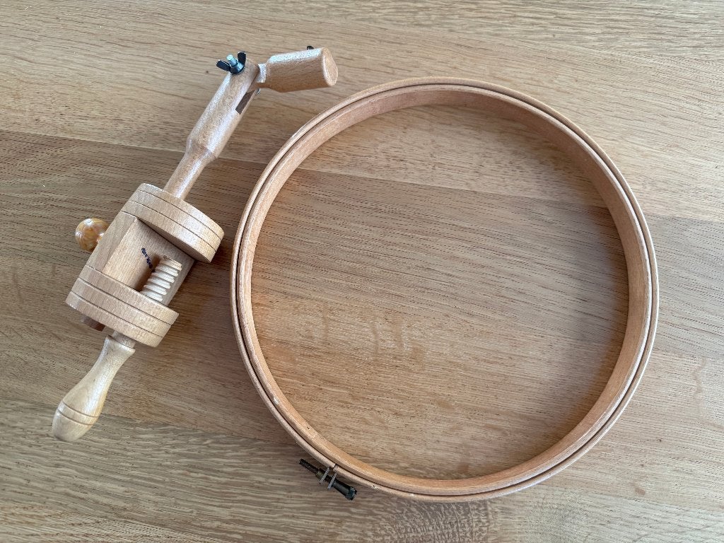 Borduurring met tafelklem, Ophalen of Verzenden, Zo goed als nieuw, Handborduren, Onderdeel of Toebehoren