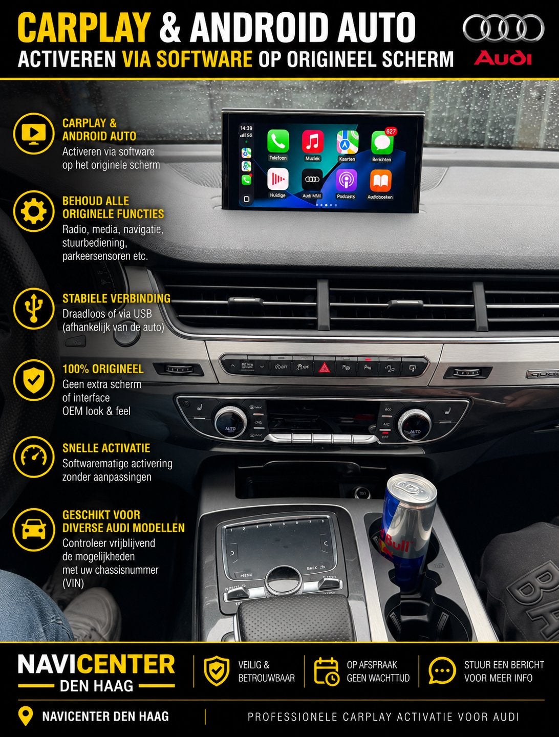 CarPlay & Android Auto Activering voor Audi MIB2/MIB2.5, N, Nieuw, Navicenter, Ophalen of Verzenden