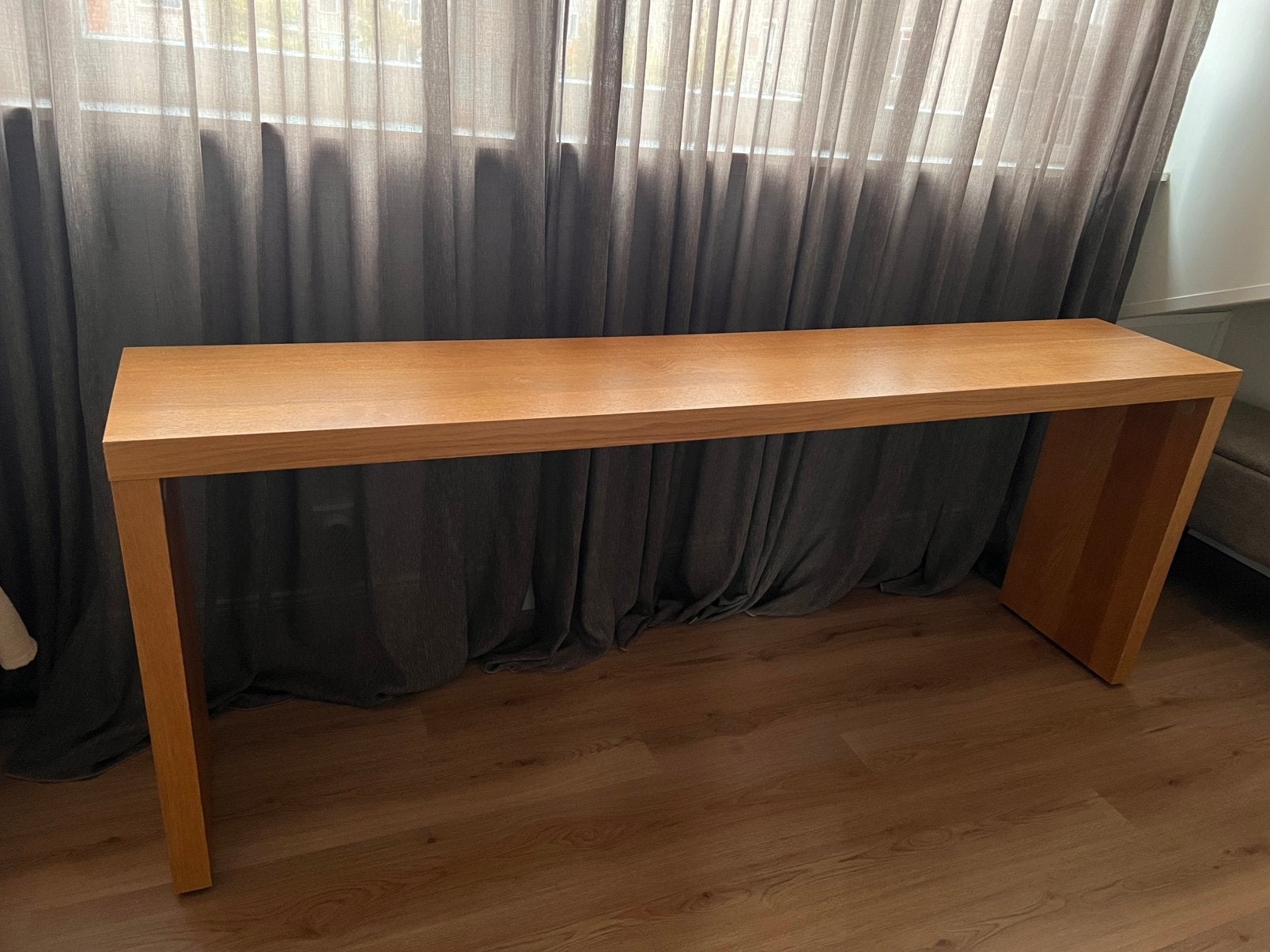 Malm bijzettafel, Ophalen, Overige typen, Met wielen, Spaanplaat of MDF