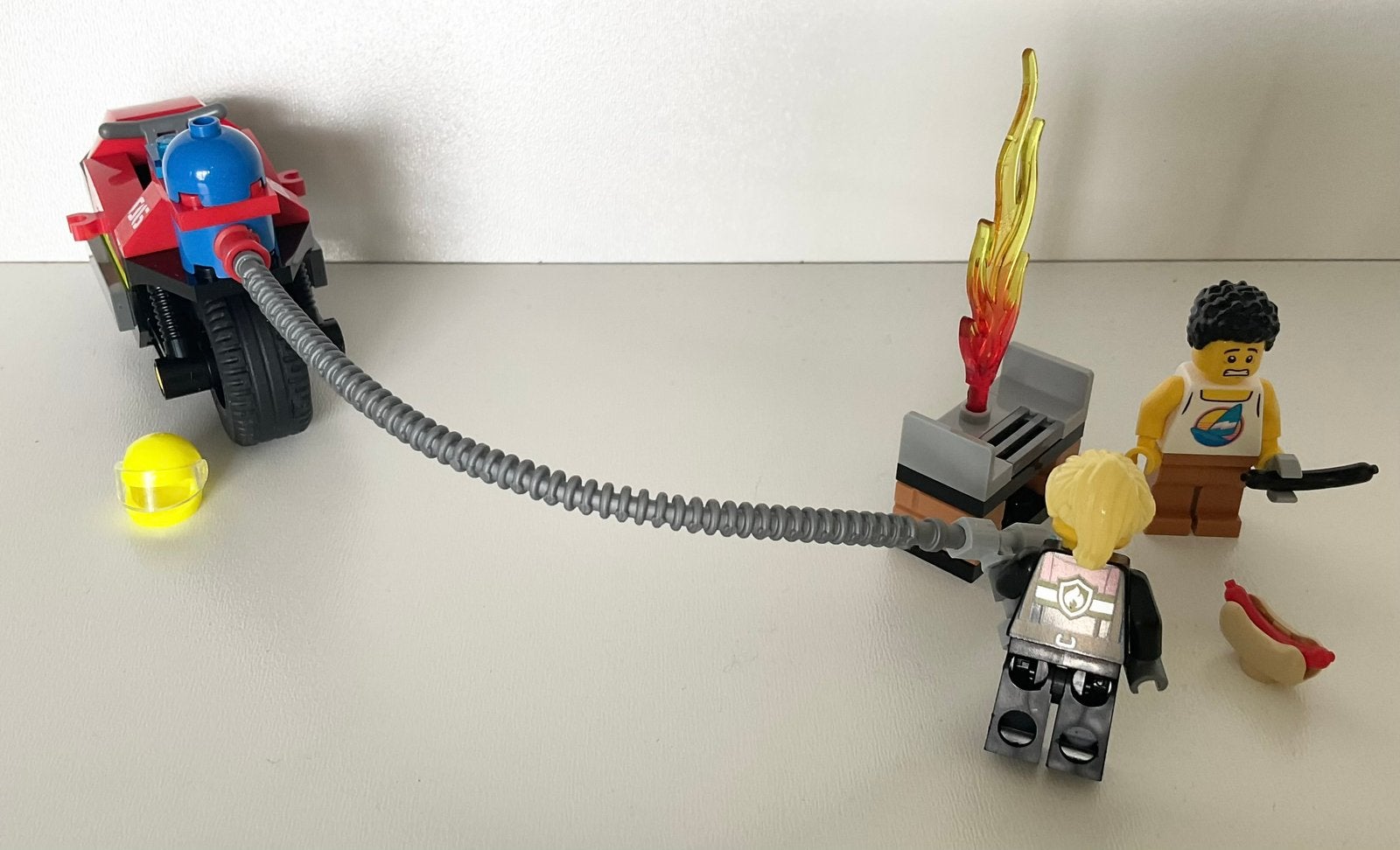Lego 60410 brandweer, Lego, Ophalen of Verzenden, Zo goed als nieuw, Complete set