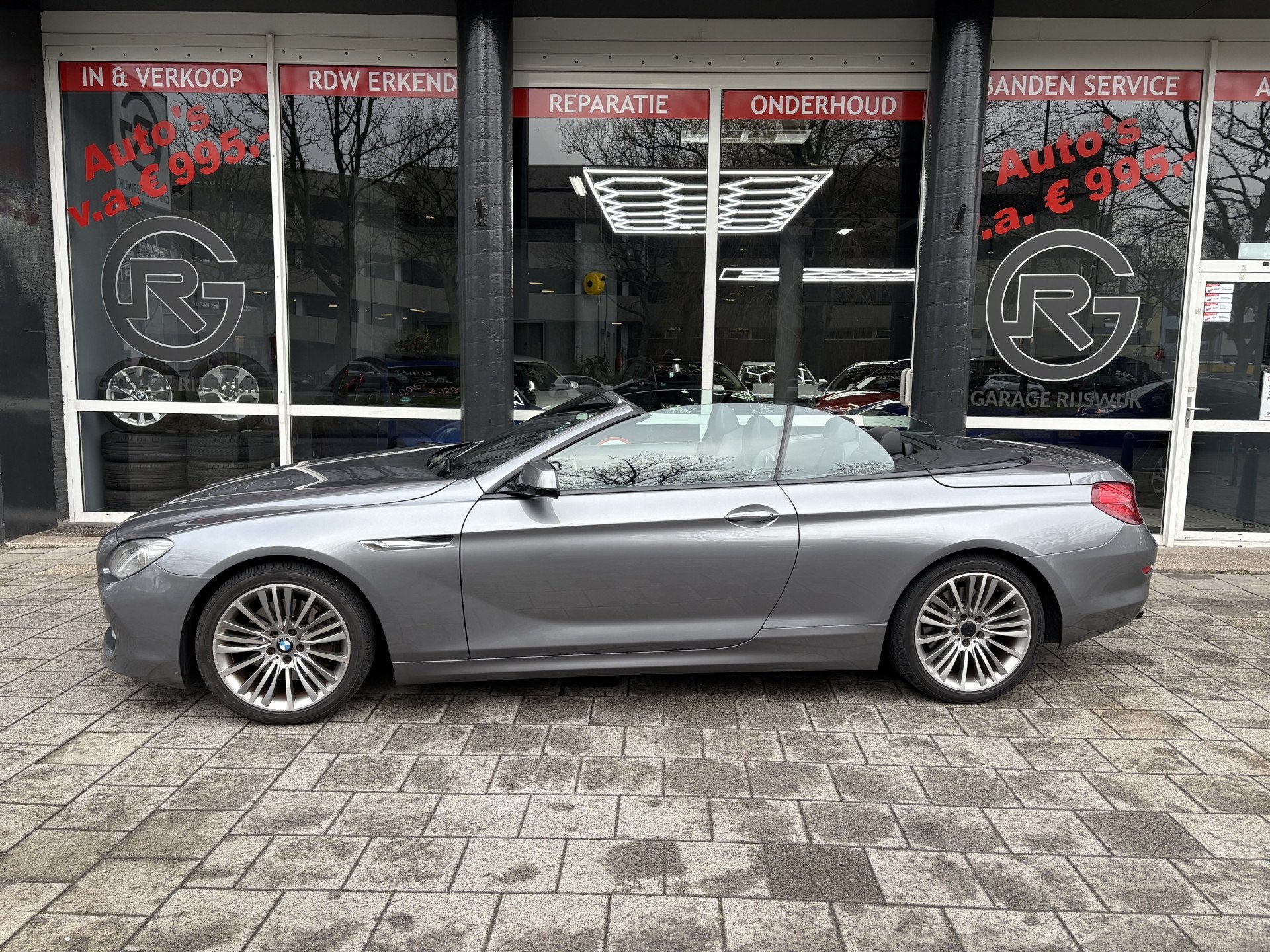 BMW 6 Serie Cabrio 640i High Executive ALLE INRUIL MOGELIJK, Auto's, BMW, Euro 5, Achterwielaandrijving, Gebruikt, Zwart