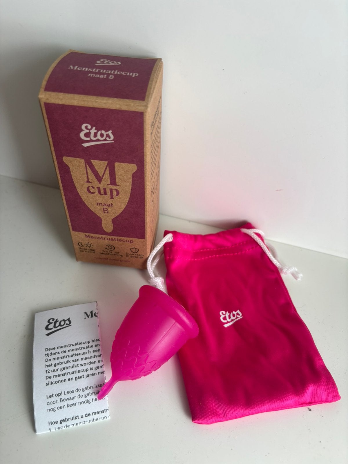 Etos menstruatiecup M cup maat B | nieuw, per stuk, Ophalen of Verzenden, Nieuw, Overige typen