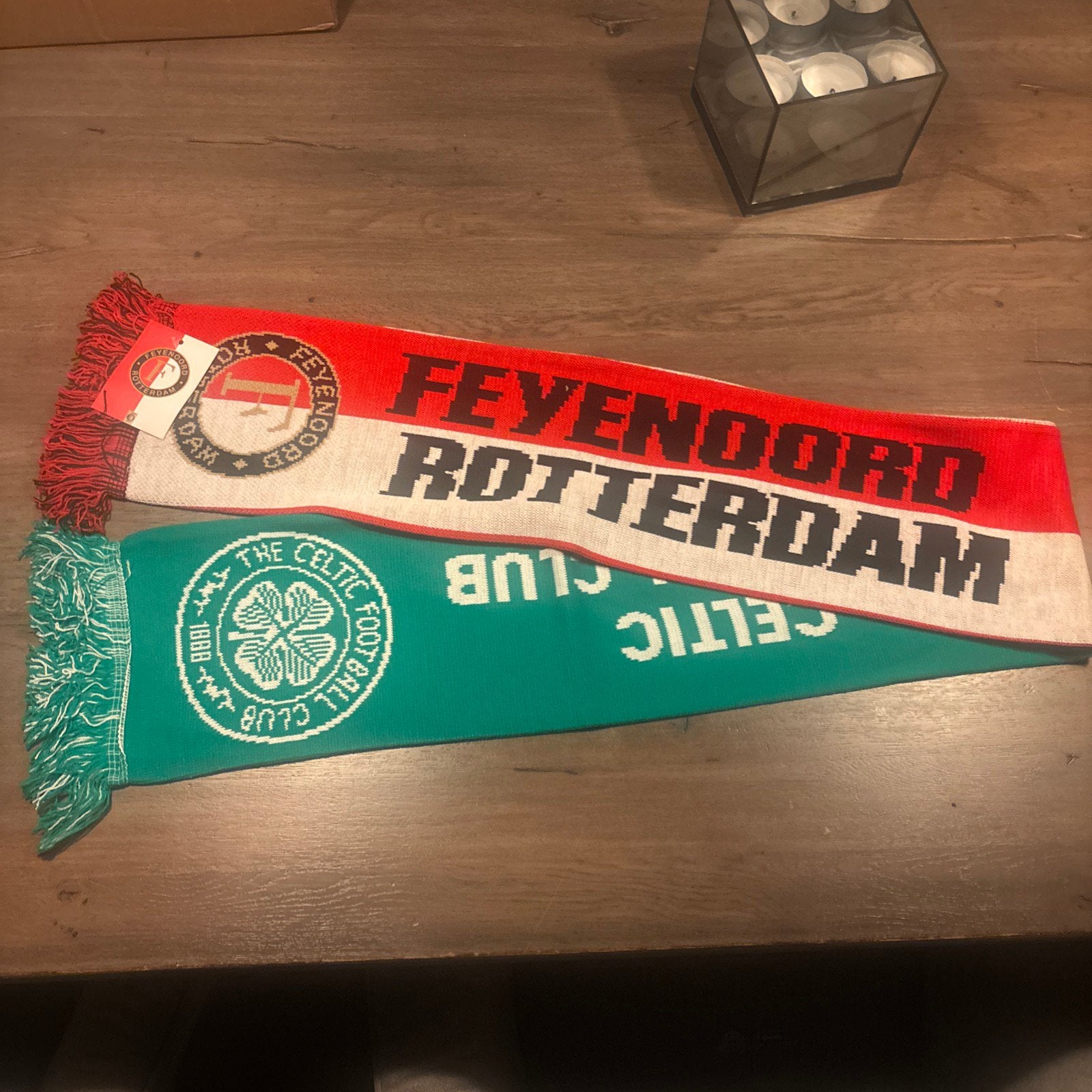Feyenoord-Celtic sjaal, Verzamelen, Ophalen of Verzenden, Nieuw, Feyenoord, Vaantje of Sjaal