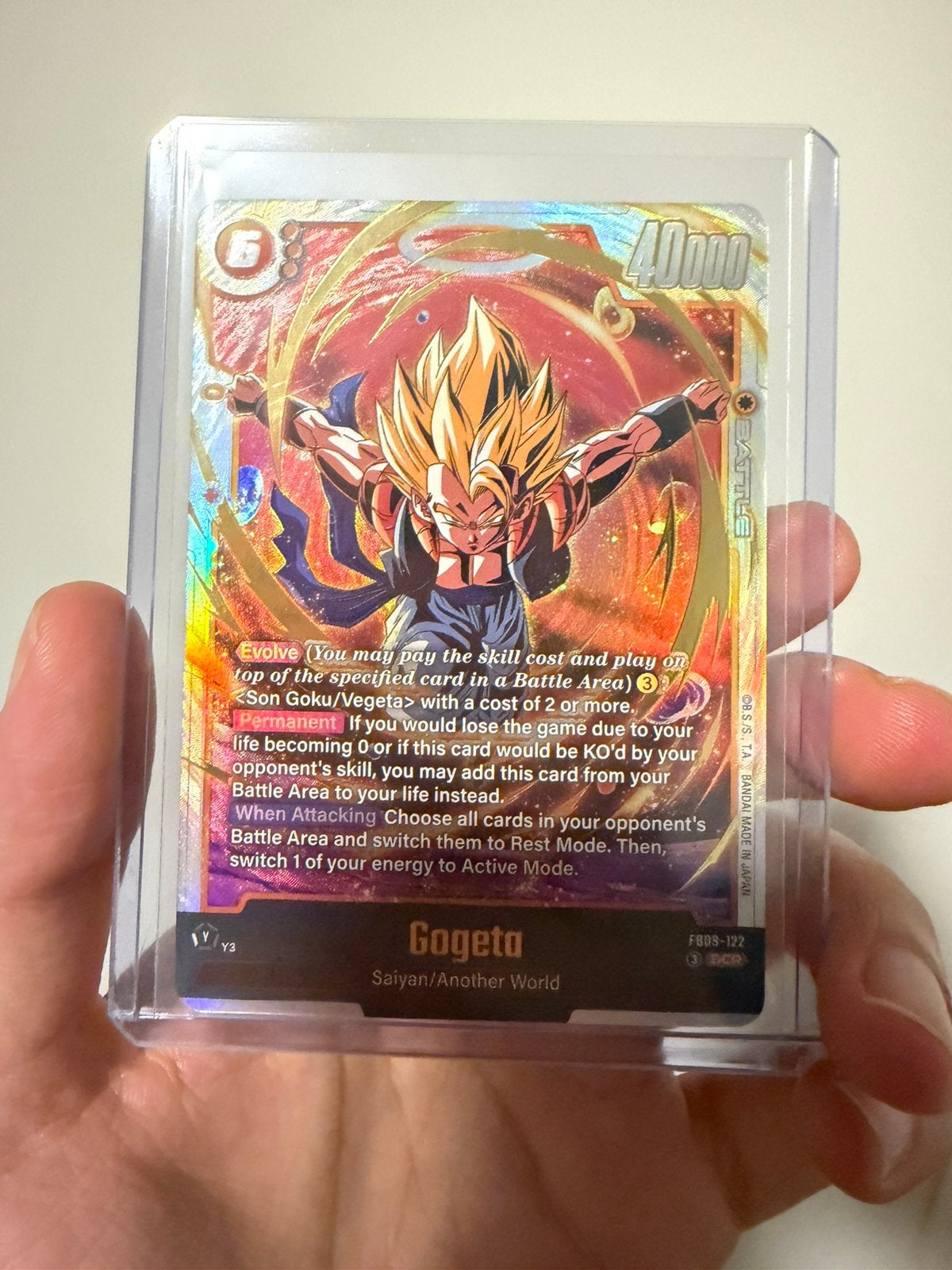 Dragon Ball Super Fusion World FB09-122 Secret Rare, Hobby en Vrije tijd, Verzamelkaartspellen | Overige, Ophalen of Verzenden
