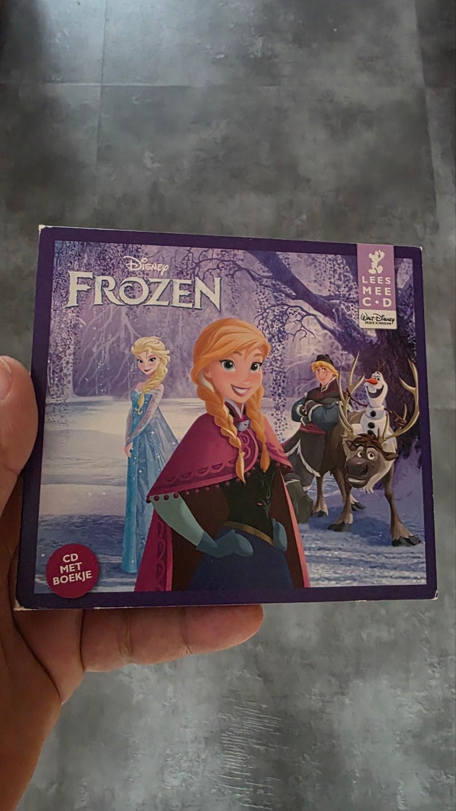 Disney Frozen Lees mee CD met boekje, Ophalen of Verzenden, Gebruikt, Muziek, 6 tot 9 jaar