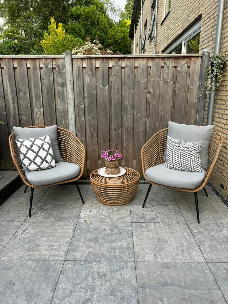 Lounge stoelen, Tuin en Terras, Tuinsets en Loungesets, Ophalen of Verzenden, Nieuw, Kunststof, 2 zitplaatsen
