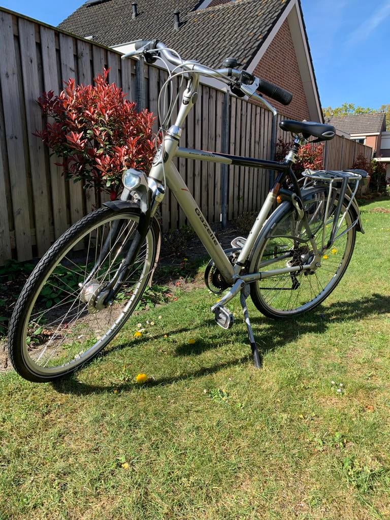 Gazelle Medeo Excellent herenfiets - gebruikte staat, Fietsen en Brommers, Fietsen | Heren | Herenfietsen, Ophalen, Velgrem, Versnellingen