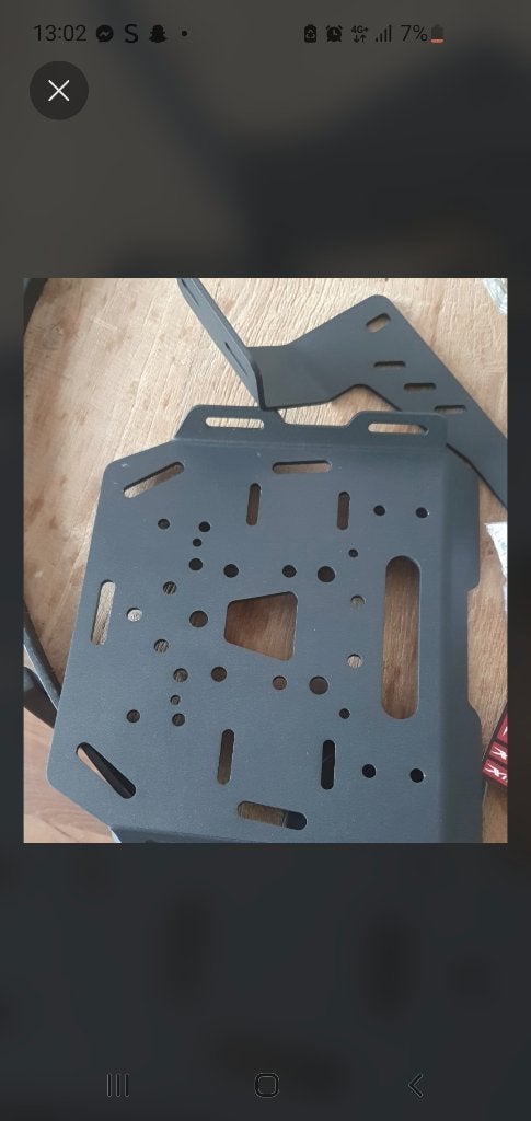Xitomer Bagagerek / Topkoffer Plaat BMW R12 (2024-2025), Motoren, Ophalen of Verzenden, Nieuw