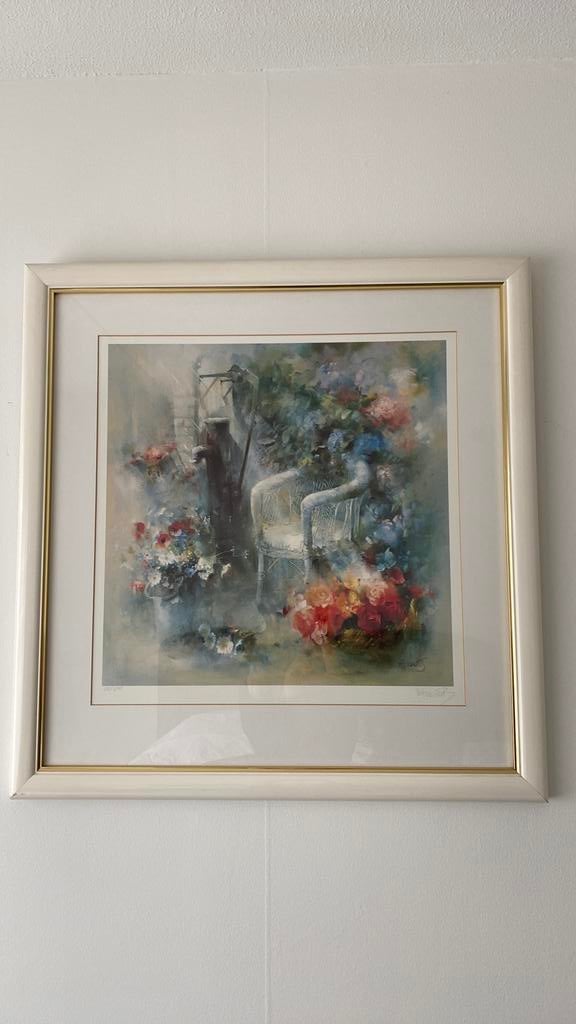 Schilderij stilleven van W Haenraets nummer 920/950, Ophalen