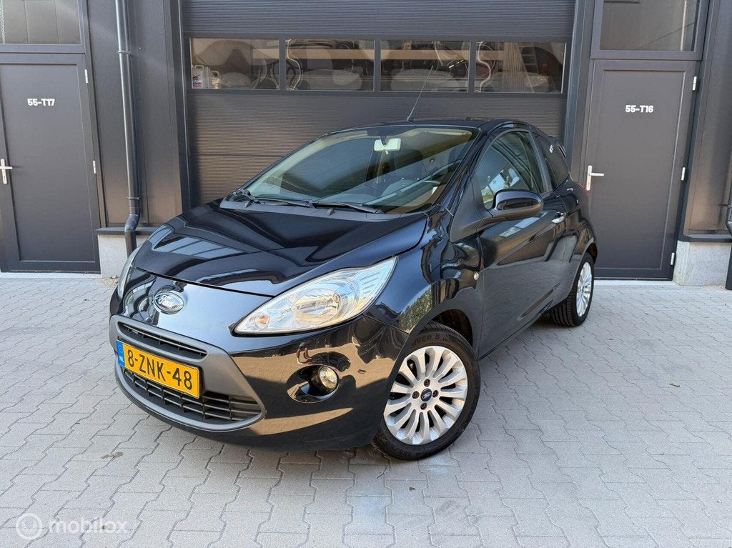 Ford Ka 1.2 Titanium X start/stop Airco Stoelverw Distr VV, Auto's, Ford, Voorwielaandrijving, Stof, Gebruikt, 4 cilinders