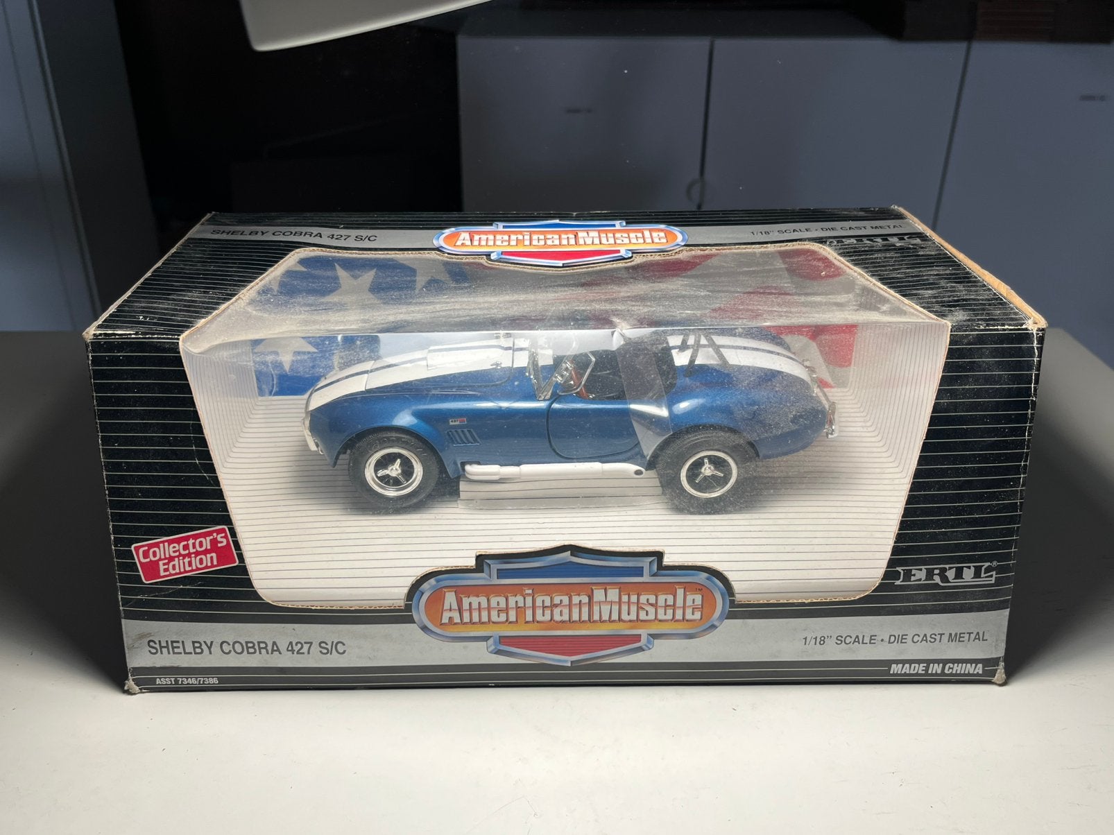 ERTL - Shelby Cobra 427 S/C - Schaal 1:18, Verzenden, Gebruikt, Auto, ERTL