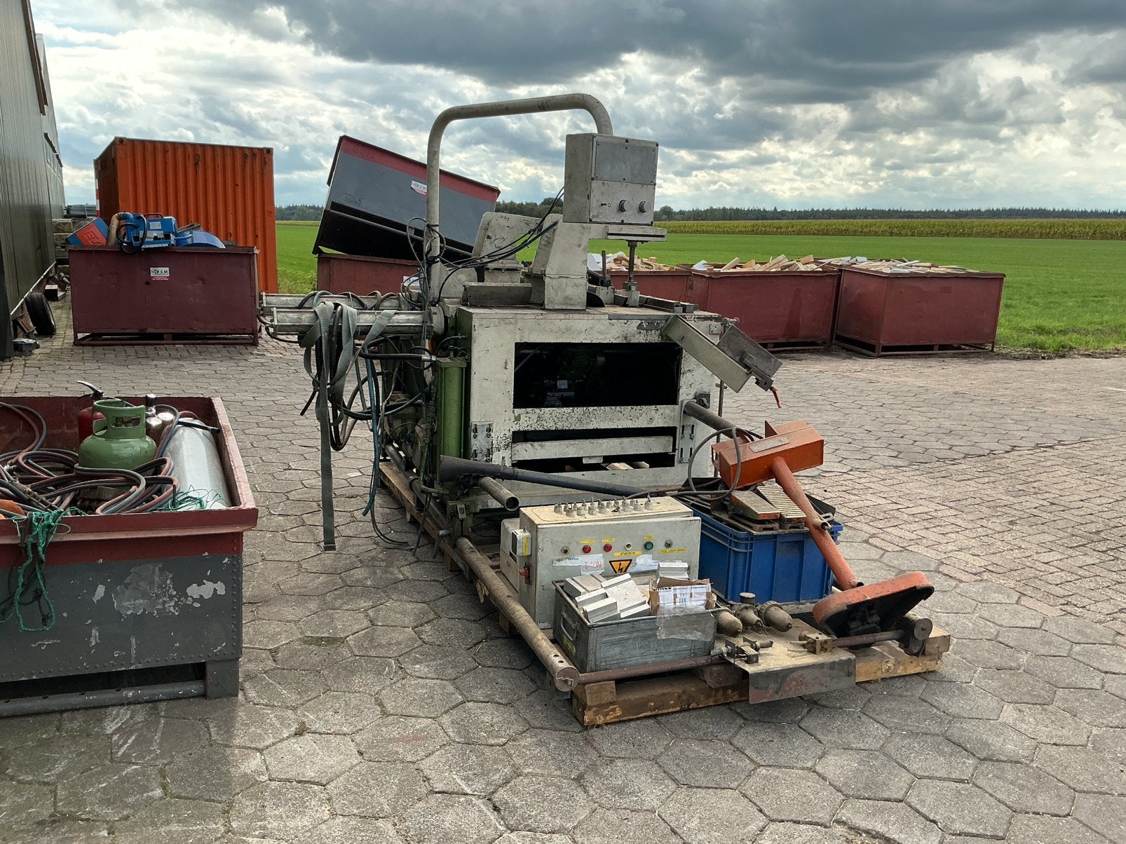 Dubbele zaag machine, Ophalen of Verzenden, Zo goed als nieuw