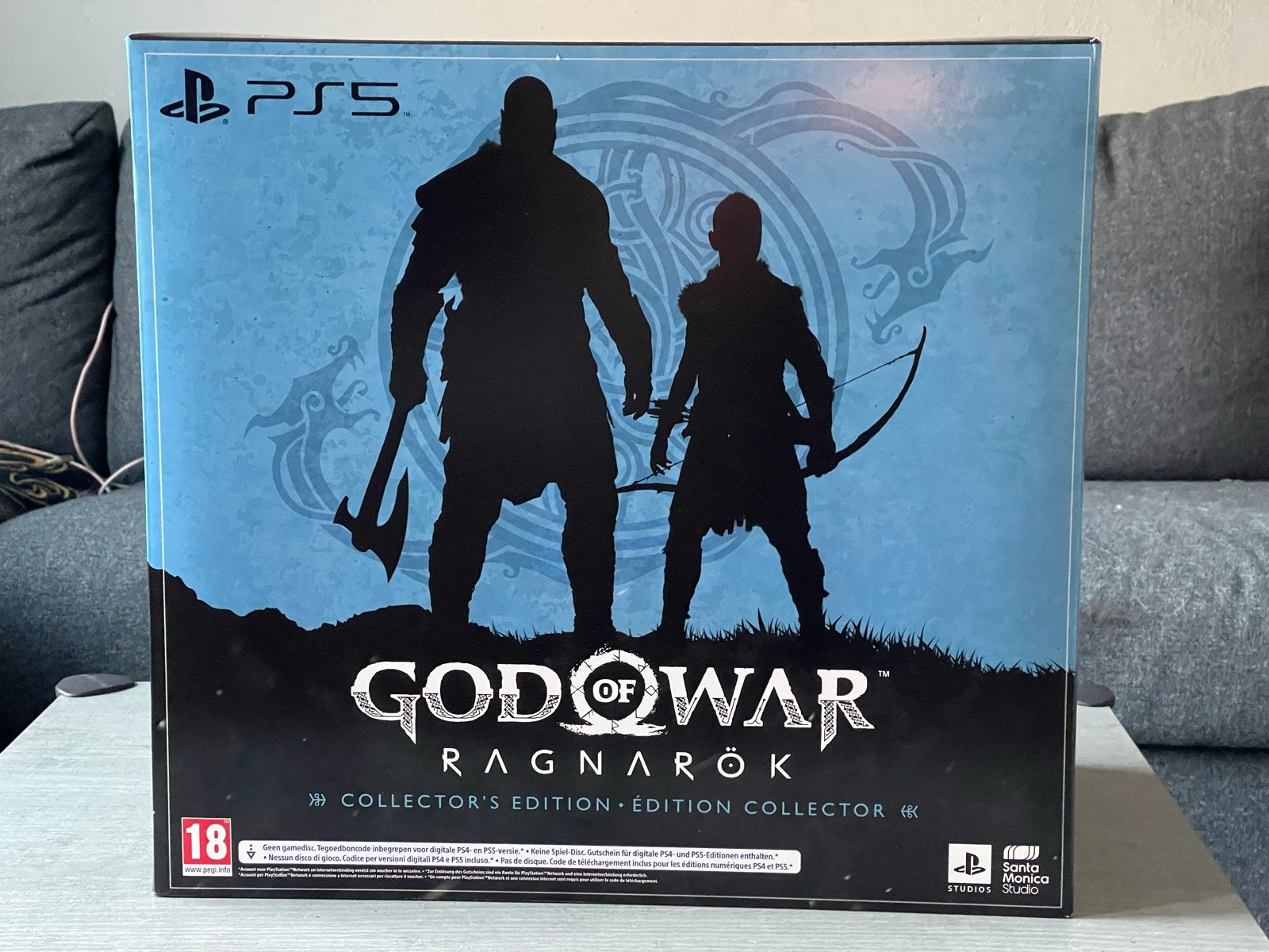 God of War Ragnarök Collector's Edition voor de PS5 - Nieuw, Avontuur en Actie, Vanaf 18 jaar, 1 speler, Nieuw