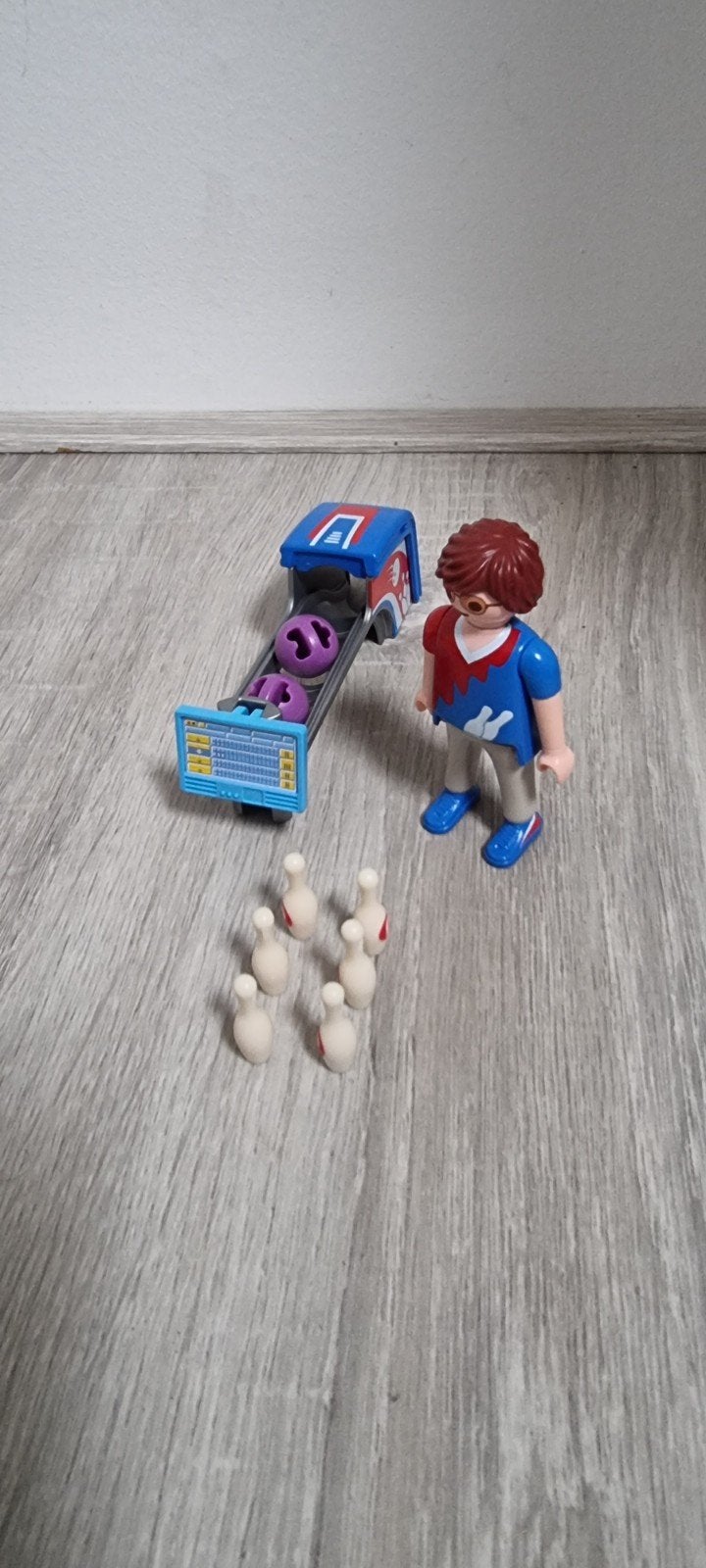 Playmobil 9440 Bowling Speler met Baan en Kegels, Ophalen, Gebruikt, Complete set, Overige typen
