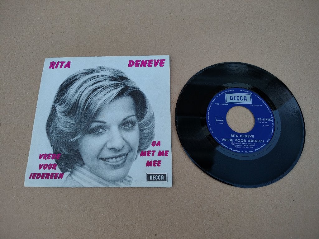7" Single: Rita Deneve - Vree Voor Iedereen (1973), Verzenden, Gebruikt, Nederlandstalig