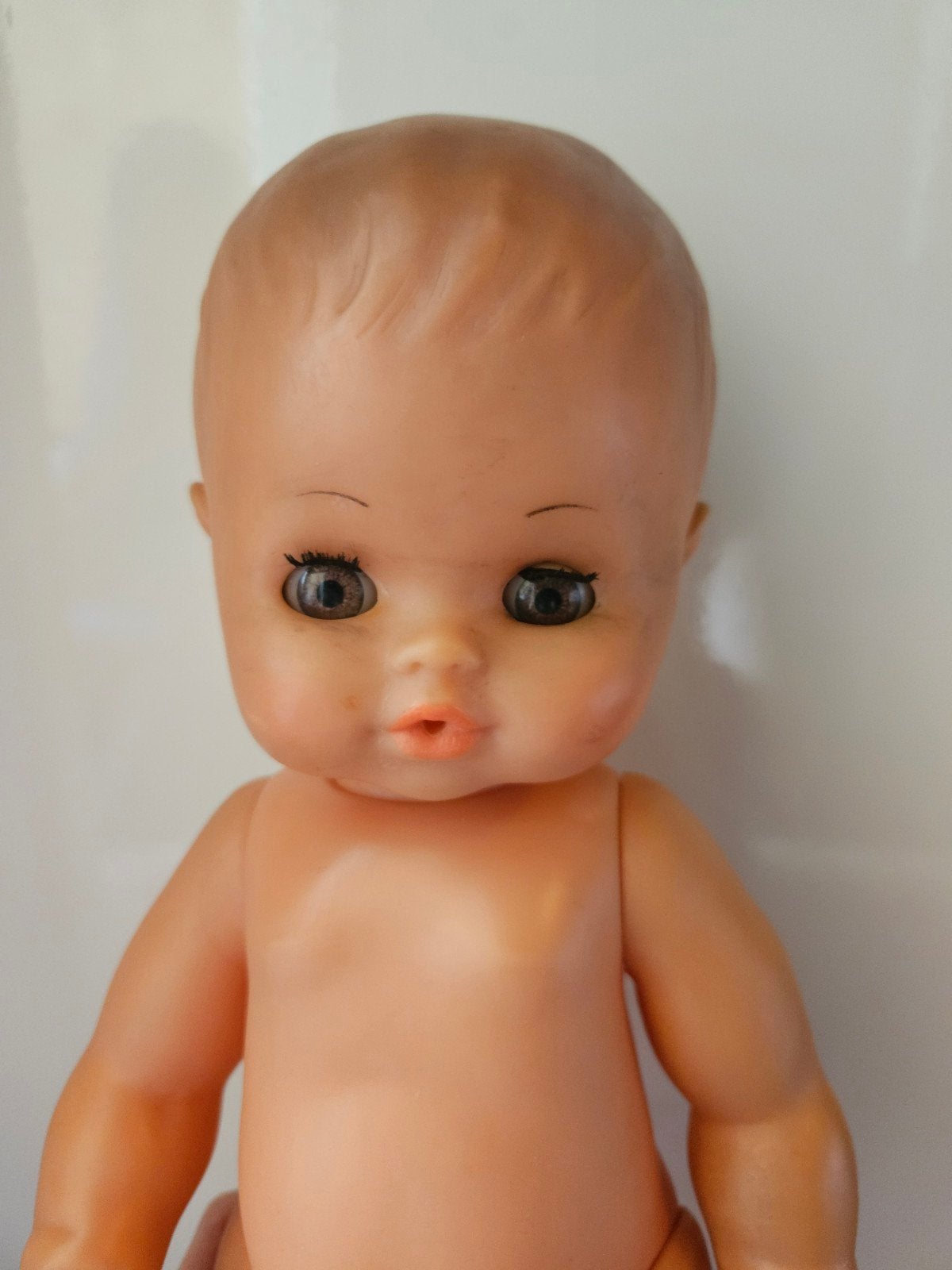 Vintage Furga Babypop Jongetje 1988 - Anatomisch Correct, Ophalen of Verzenden, Gebruikt, Babypop, Levensecht of Reborn