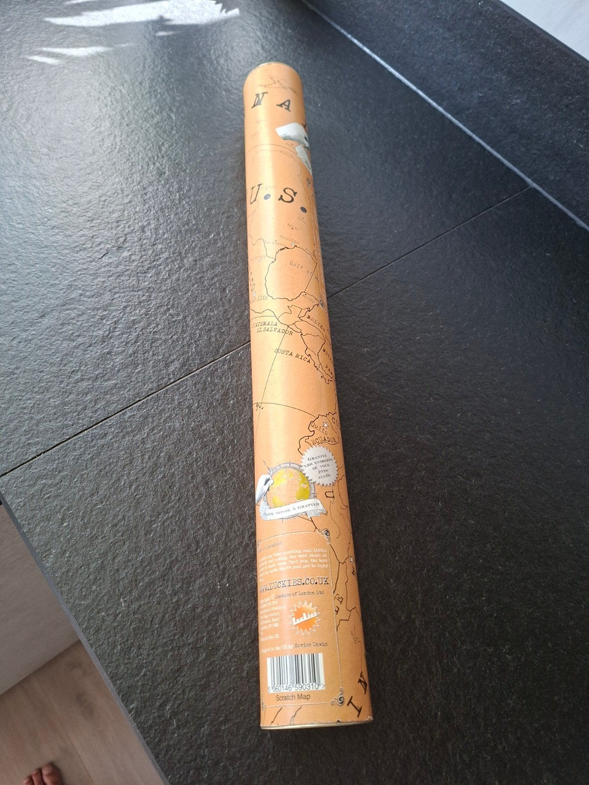 Nieuwe Luckies Scratch Map Wereldkaart, Xavier Unwin, 2000 tot heden, Nieuw, Ophalen of Verzenden