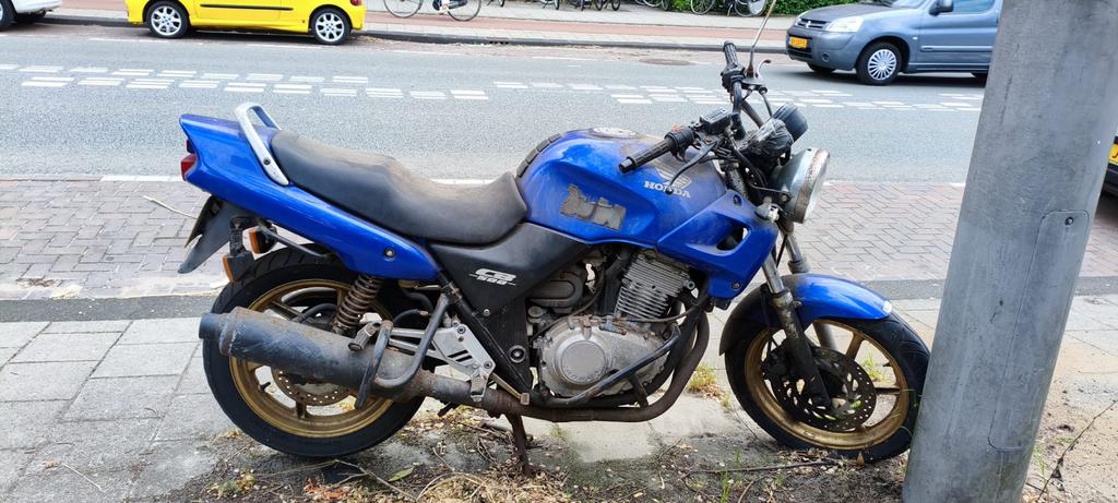 Honda CB 500 - Blauw - Opknapper/Onderdelen, Motoren, Ophalen of Verzenden