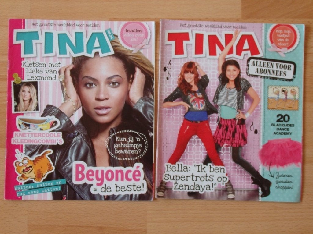 Tina uit 2013 (2 stuks), Boeken, Ophalen, Gelezen, Overige typen