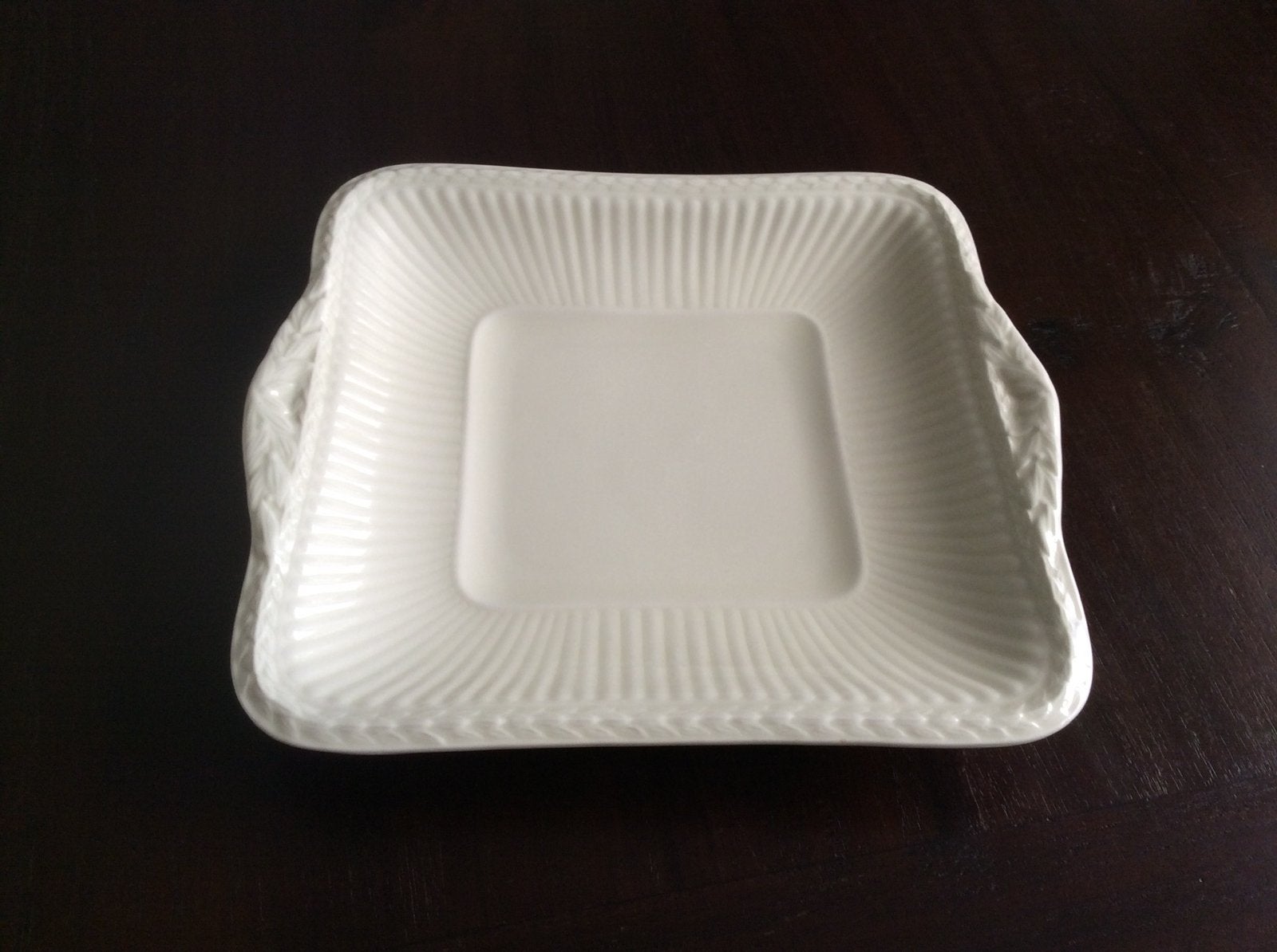 Zgan vierkante presenteerschalen WEDGWOOD EDME, Ophalen of Verzenden, Zo goed als nieuw, Aardewerk, Wedgwood