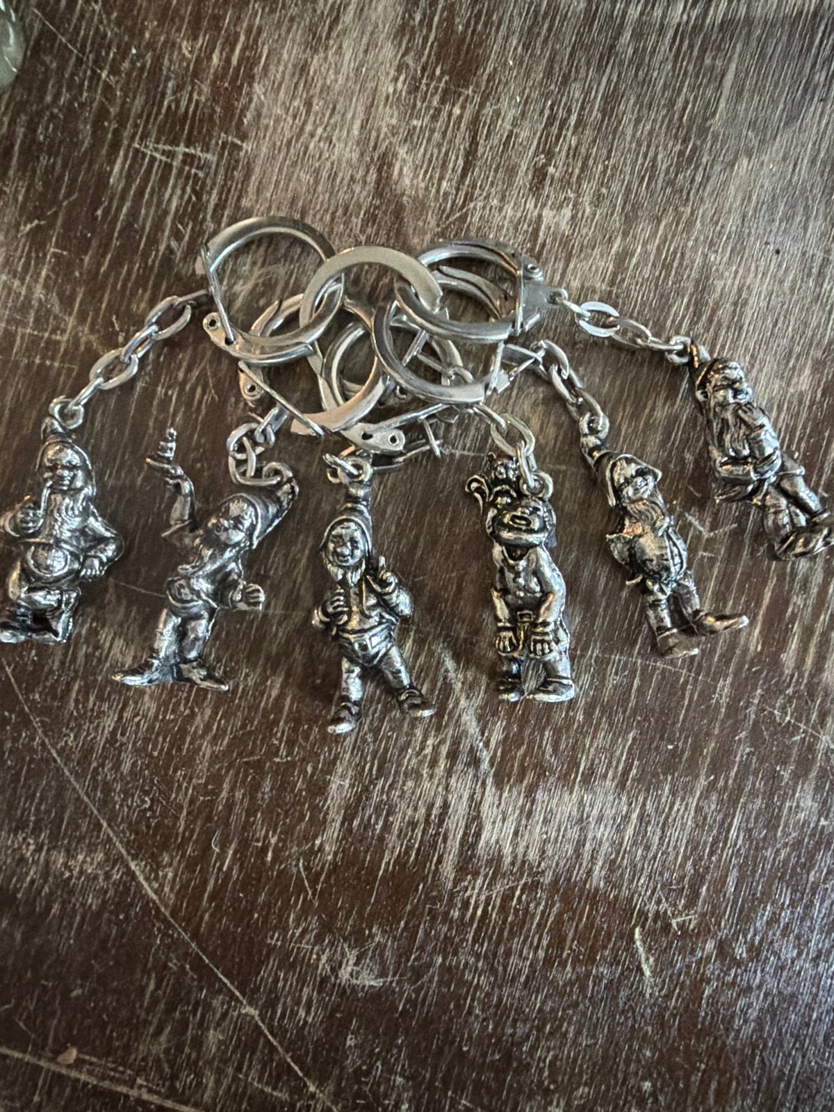 Set van 7 vintage Ferrero kabouter sleutelhangers, Ophalen of Verzenden, Zo goed als nieuw