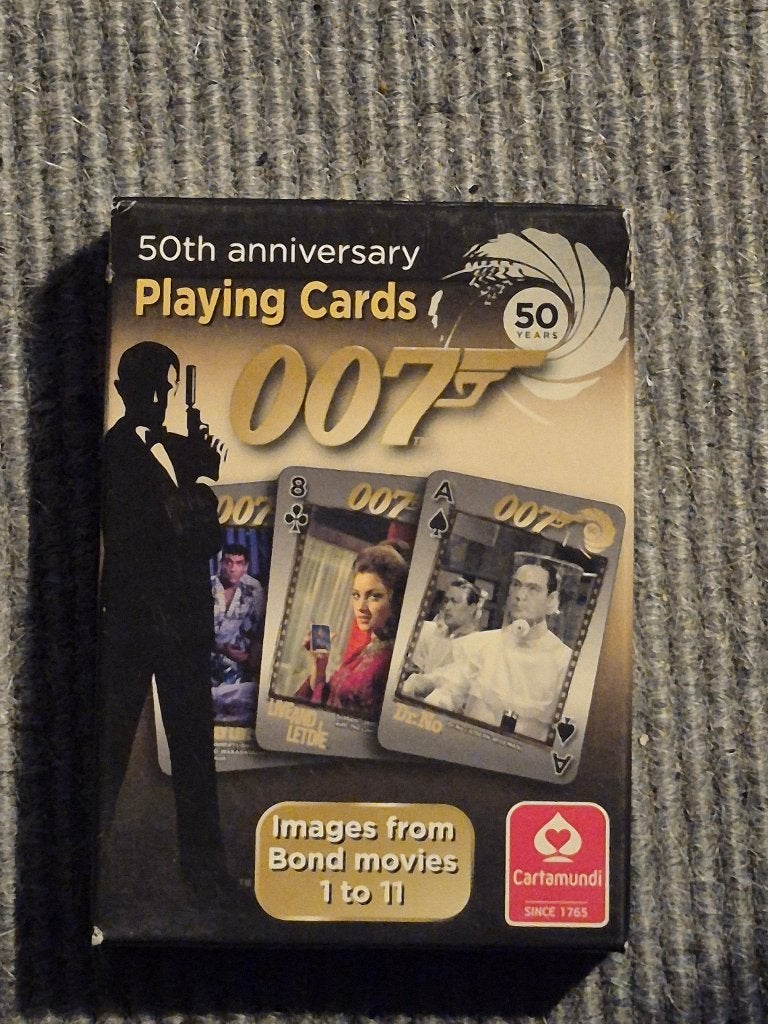 James Bond 007 50th Anniversary Speelkaarten, Verzamelen, Ophalen, Zo goed als nieuw, Film, Gebruiksvoorwerp