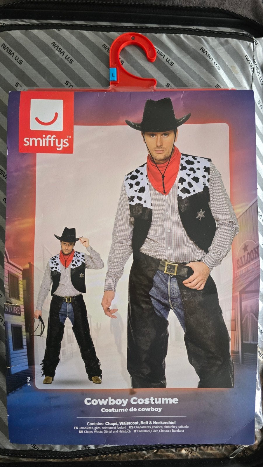 Mooi Cowboy Kostuum (Smiffys) inclusief Hoed, Ophalen of Verzenden, Zo goed als nieuw