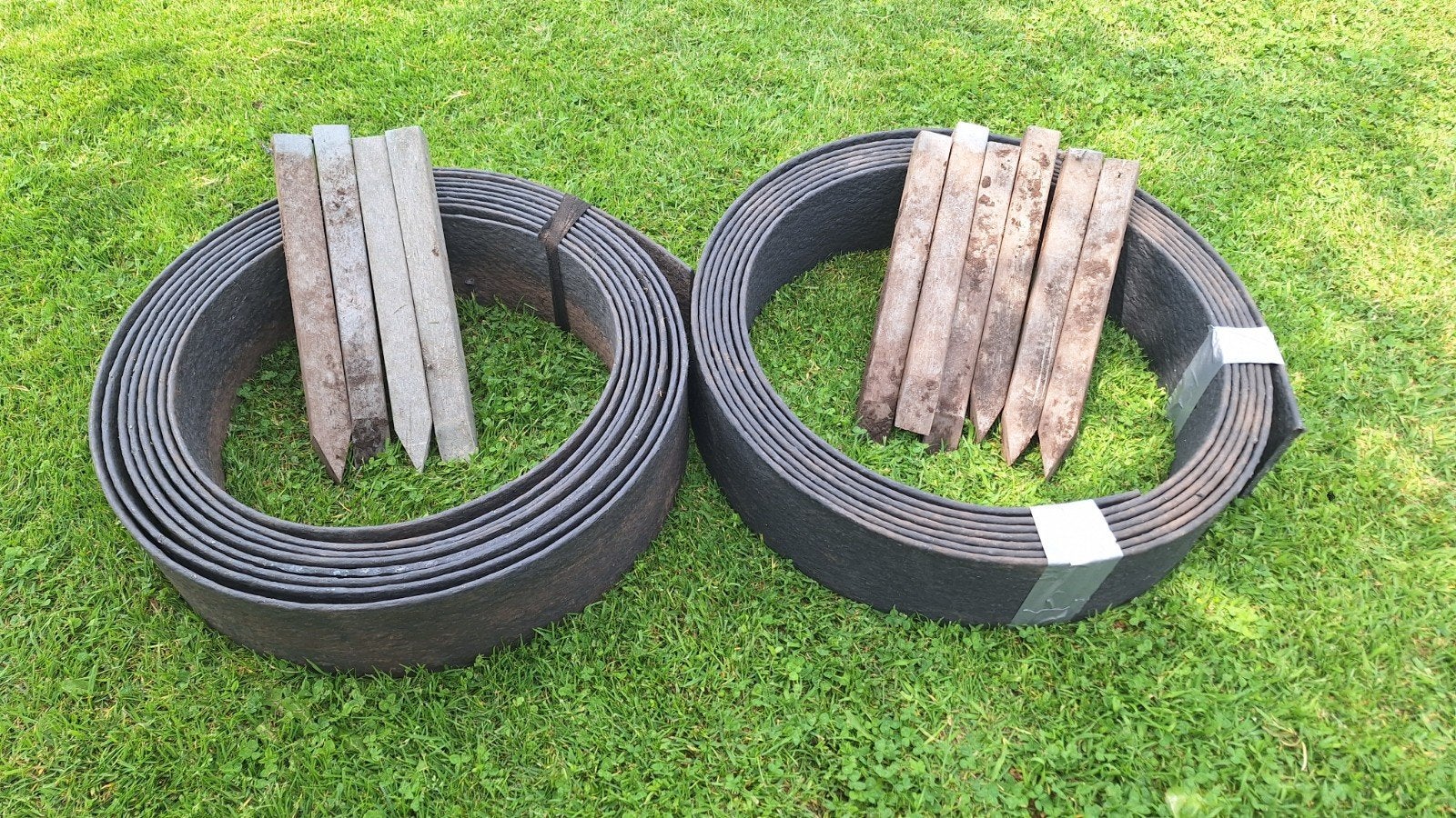 Borderrand antraciet ca 20-25 meter, Tuin en Terras, Ophalen, 20 meter of meer