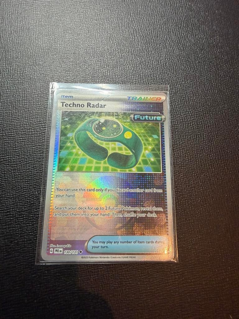 Techno Radar Poke Ball Prismatic Evolution 130/131, Ophalen of Verzenden, Nieuw, Losse kaart