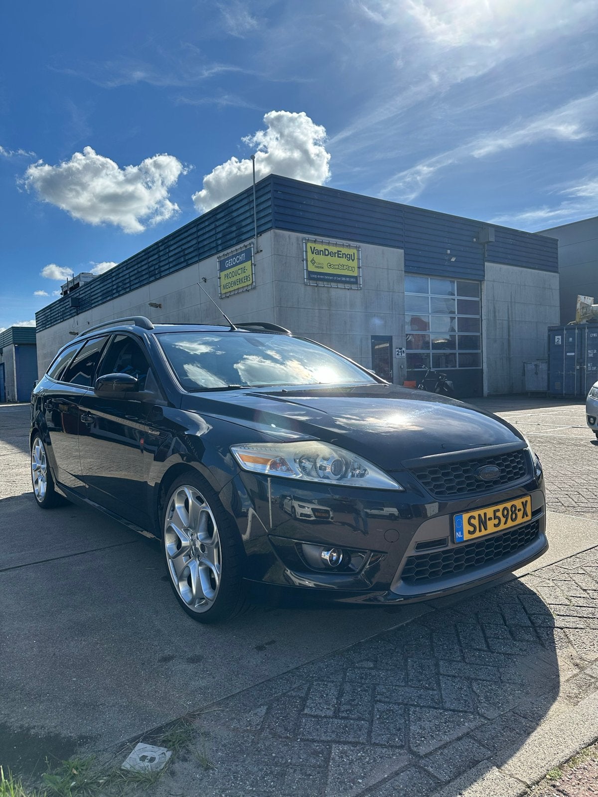 Ford Mondeo 2.5 20V 162KW Wagon 2009 Zwart, Auto's, Voorwielaandrijving, 1486 kg, 1800 kg, Mondeo