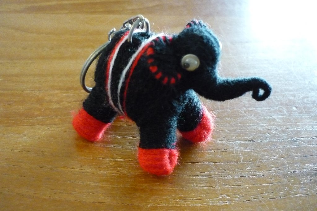 Sleutelhanger met '' OLIFANT '', Verzamelen, Sleutelhangers, Zo goed als nieuw, Dier of Natuur, Ophalen of Verzenden