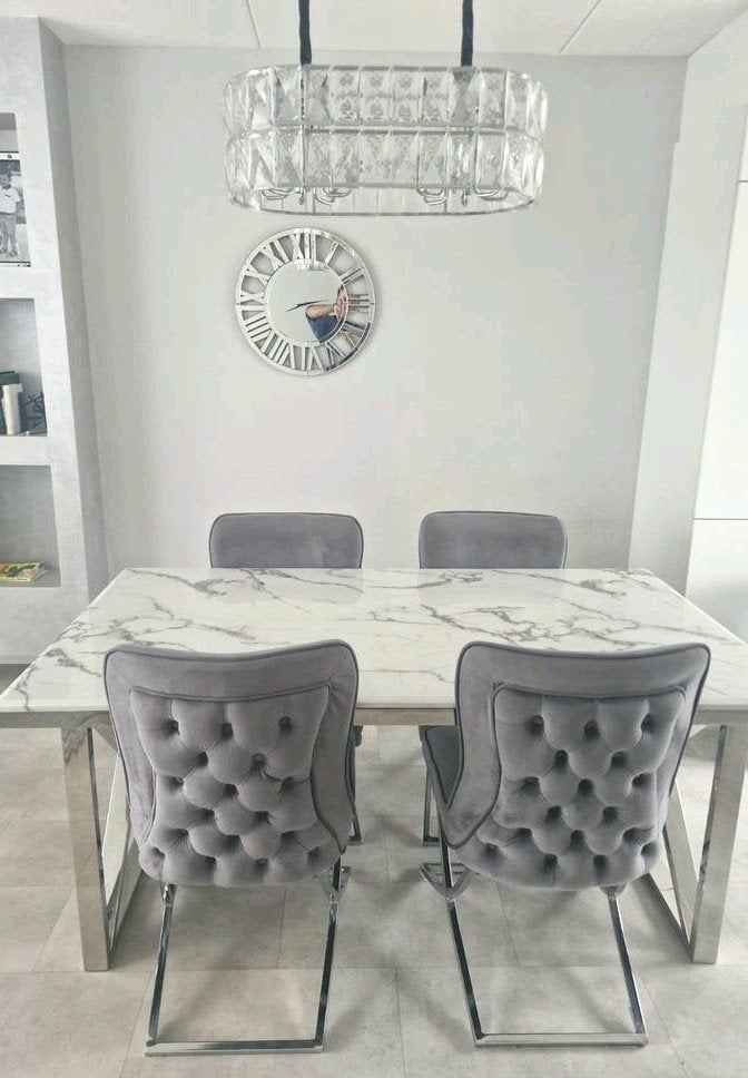 Marmeren eettafel en salontafels, Huis en Inrichting, Ophalen