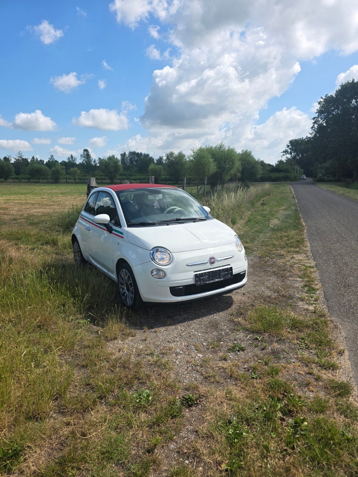 Fiat 500 cabriolet uit 2013 met maar 106000, Voorwielaandrijving, Euro 5, Stof, 1242 cc
