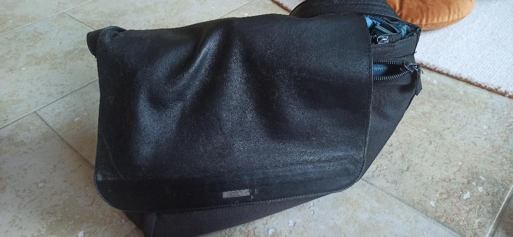 schoudertas, laptop tas zwart, Ophalen, 17 inch of meer, Gebruikt