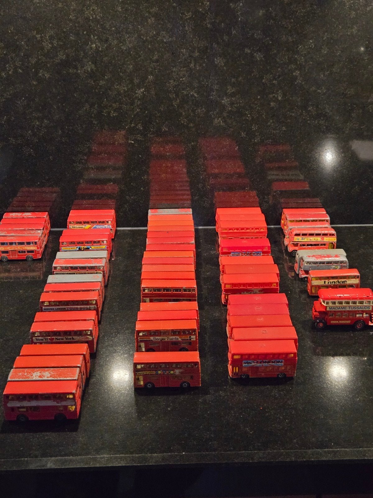 Vintage dubbeldekker verzameling 56stuks, Ophalen of Verzenden, Gebruikt, Bus of Vrachtwagen