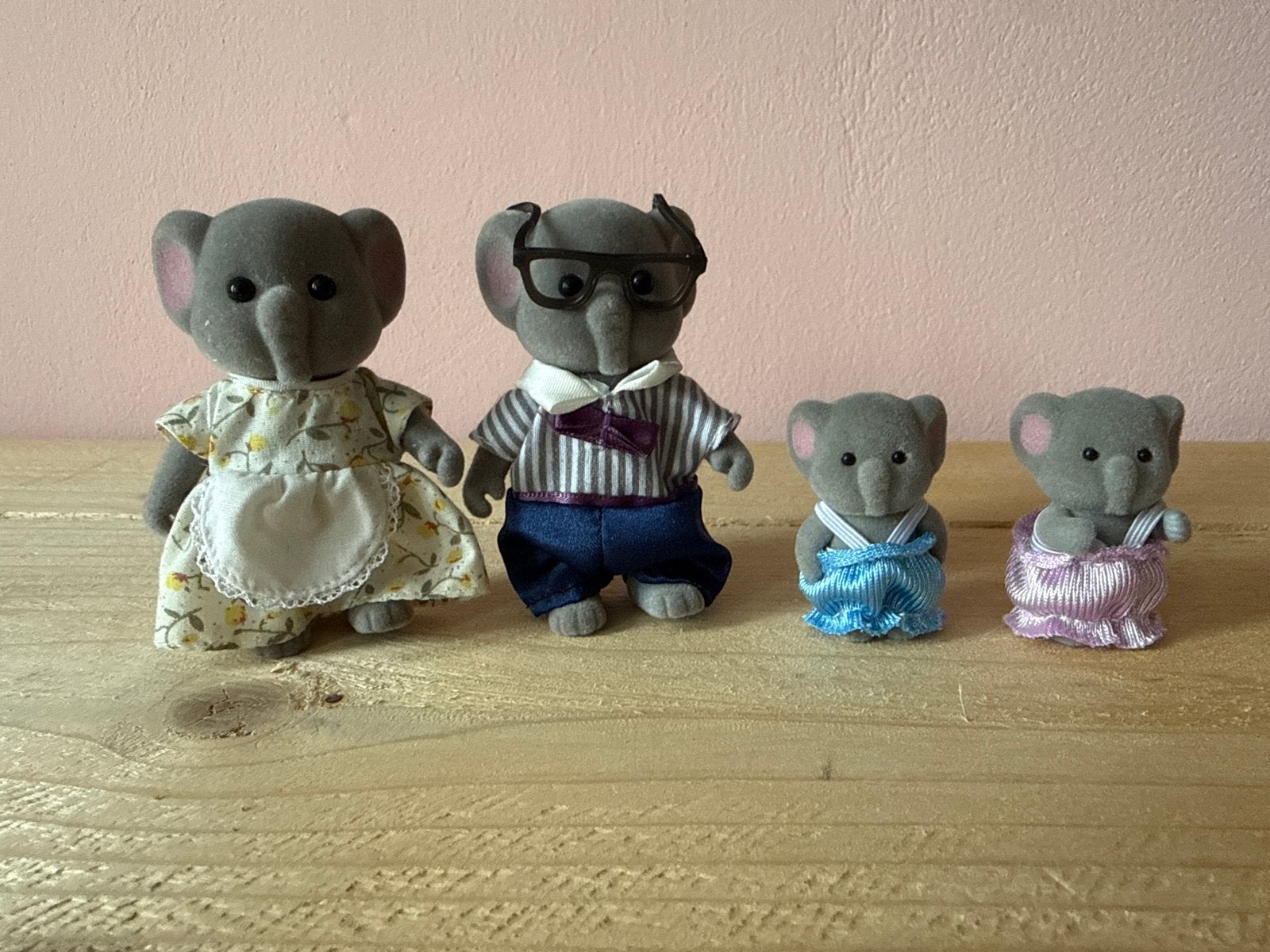 Sylvanian Families Olifanten Familie - Compleet Set, Ophalen of Verzenden, Zo goed als nieuw, Jongen of Meisje