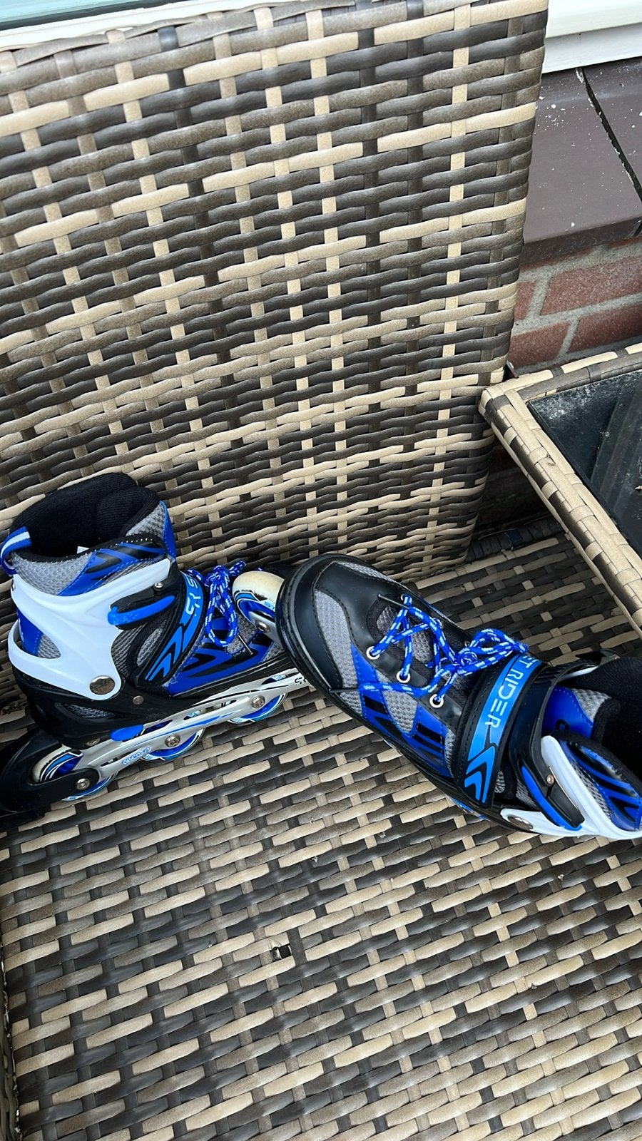 Verstelbare inline skates met beschermset voor kinderen, Ophalen, Verstelbaar, Kinderen, Zo goed als nieuw