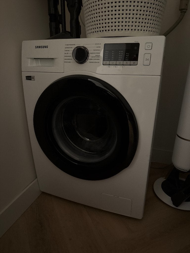Samsung Wasmachine van 8kg en EcoBubble functie, Ophalen, 1200 tot 1600 toeren, Gebruikt, 8 tot 10 kg